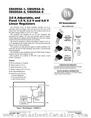 CS5203A datasheet pdf ON Semiconductor