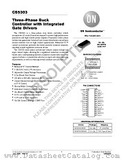 CS5303 datasheet pdf ON Semiconductor