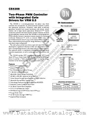 CS5308 datasheet pdf ON Semiconductor