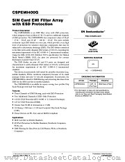 CSPEMI400 datasheet pdf ON Semiconductor