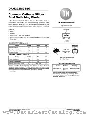DAN222M3 datasheet pdf ON Semiconductor