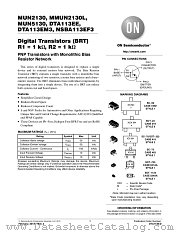 DTA113E datasheet pdf ON Semiconductor