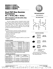 DTA114ED datasheet pdf ON Semiconductor