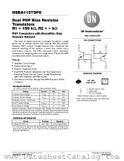DTA115TD datasheet pdf ON Semiconductor