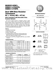 DTC114YD datasheet pdf ON Semiconductor
