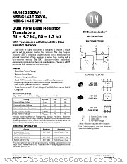 DTC143ED datasheet pdf ON Semiconductor