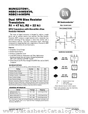 DTC144WD datasheet pdf ON Semiconductor