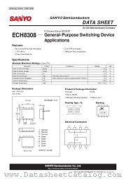ECH8308 datasheet pdf ON Semiconductor