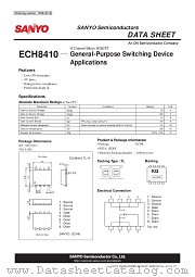 ECH8410 datasheet pdf ON Semiconductor