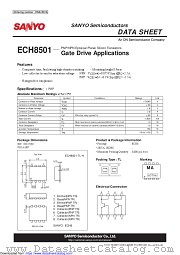 ECH8501 datasheet pdf ON Semiconductor