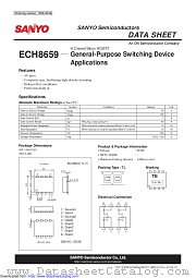 ECH8659 datasheet pdf ON Semiconductor
