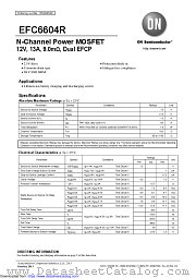 EFC6604R datasheet pdf ON Semiconductor