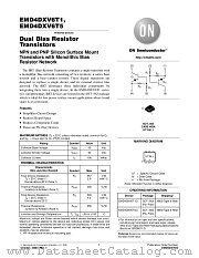 EMD4DXV6 datasheet pdf ON Semiconductor