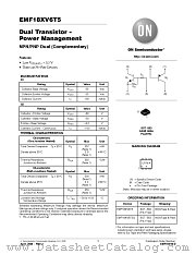EMF18XV6T5 datasheet pdf ON Semiconductor
