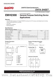 EMH2308 datasheet pdf ON Semiconductor