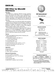 EMI9106 datasheet pdf ON Semiconductor