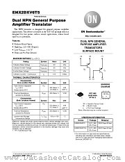 EMX2DXV6T5 datasheet pdf ON Semiconductor