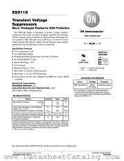 ESD11B datasheet pdf ON Semiconductor