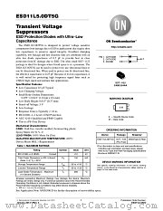 ESD11L5.0D datasheet pdf ON Semiconductor