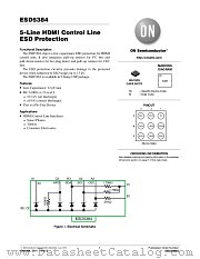ESD5384 datasheet pdf ON Semiconductor