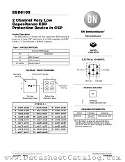 ESD6100 datasheet pdf ON Semiconductor