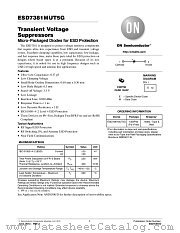 ESD7381 datasheet pdf ON Semiconductor