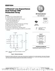 ESD7554 datasheet pdf ON Semiconductor