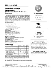ESD7951S datasheet pdf ON Semiconductor