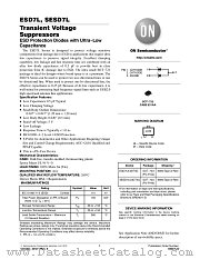 ESD7L datasheet pdf ON Semiconductor