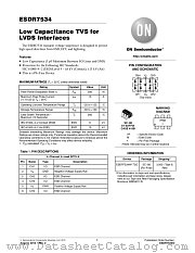 ESDR7534 datasheet pdf ON Semiconductor