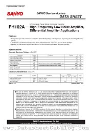 FH102A datasheet pdf ON Semiconductor