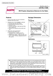 LA1145M datasheet pdf ON Semiconductor