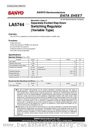 LA5744 datasheet pdf ON Semiconductor