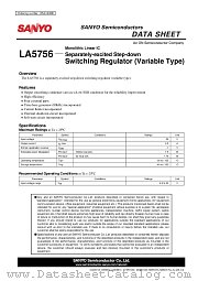 LA5756 datasheet pdf ON Semiconductor