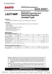 LA5774MP datasheet pdf ON Semiconductor