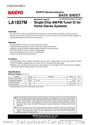 LB1837M datasheet pdf ON Semiconductor