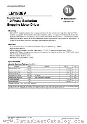 LB1936V datasheet pdf ON Semiconductor