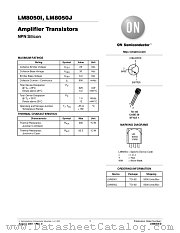 LM8050I datasheet pdf ON Semiconductor