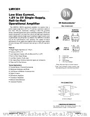 LMV301 datasheet pdf ON Semiconductor
