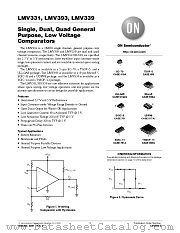 LMV331 datasheet pdf ON Semiconductor