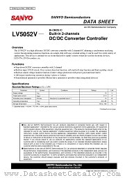 LV5052V datasheet pdf ON Semiconductor
