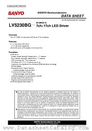 LV5230BG datasheet pdf ON Semiconductor