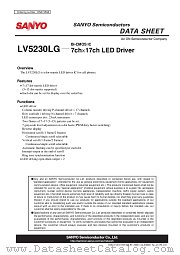 LV5230LG datasheet pdf ON Semiconductor
