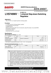 LV5749NV datasheet pdf ON Semiconductor