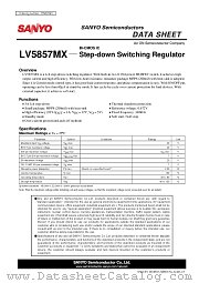 LV5857MX datasheet pdf ON Semiconductor