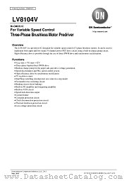 LV8104V datasheet pdf ON Semiconductor