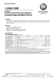 LV8411GR datasheet pdf ON Semiconductor