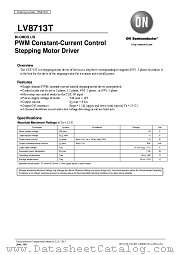 LV8713T datasheet pdf ON Semiconductor