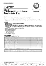 LV8729V datasheet pdf ON Semiconductor