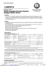LV8731V datasheet pdf ON Semiconductor
